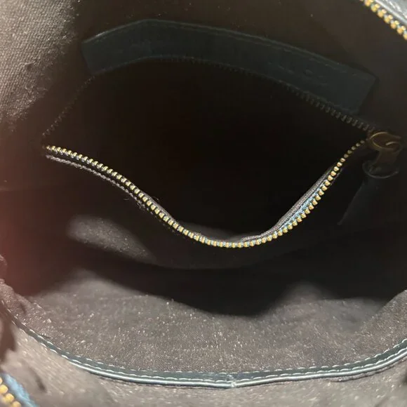 Gorgeous Blue Leather Crossbody Purse (Wanderers) - Picture 8 of 8